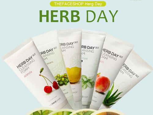 [TheFaceShop] Sữa rửa mặt herb 365 day cleansing foam