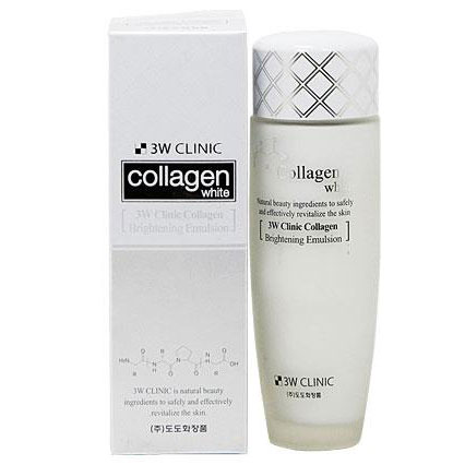 [3W Clinic]  Nước hoa hồng dưỡng trắng da Colagen 150ml