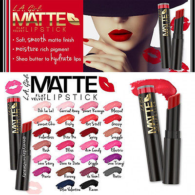Son Thỏi LA Girls Matte Flat Velvet Lipstick
