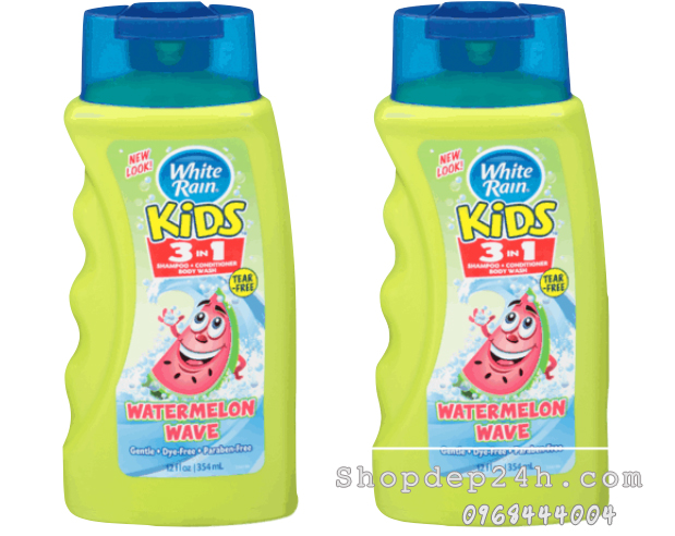 [ White Rain] Sữa Tắm - gội - xả  White Rain Kids 3 in 1 354ml