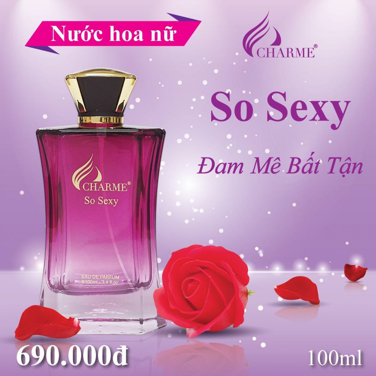 [Charme] Nước hoa nữ So Sexy Charme 100ml