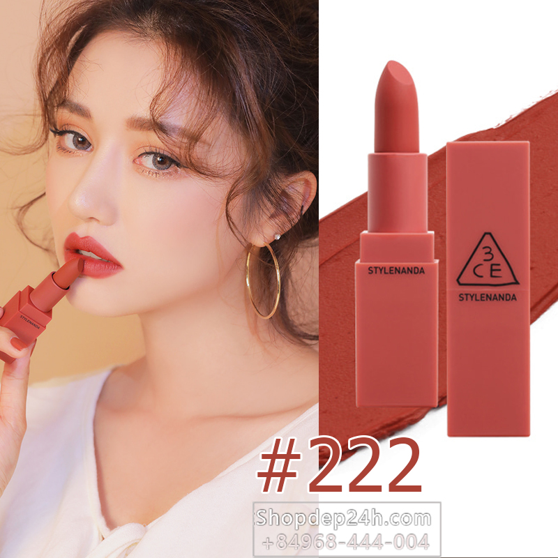 3CE MOOD RECIPE MATTE LIP COLOR 2017 #222