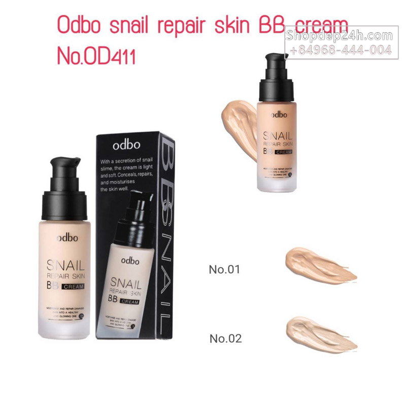 [Odbo] Kem Nền ốc sên BB Cream Odbo Snail Repair Skin
