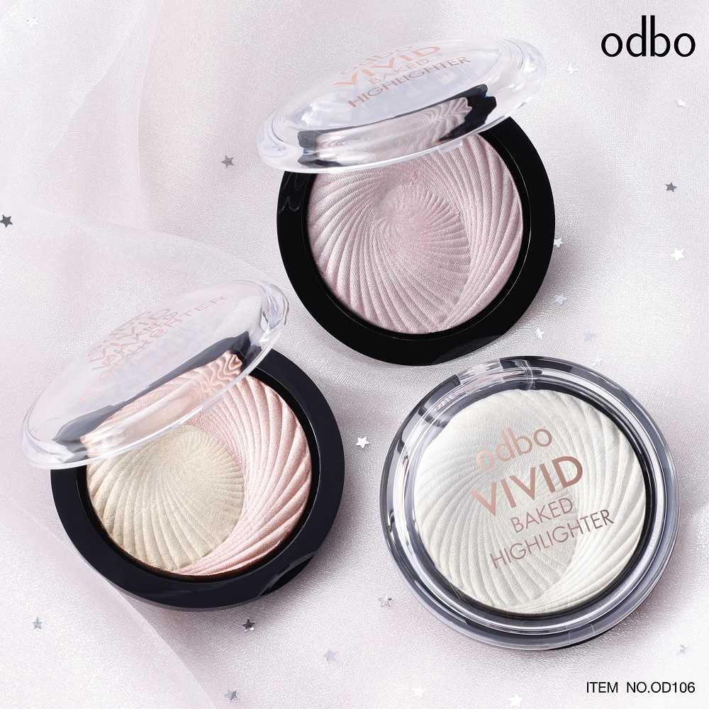 [Odbo] Phấn bắt sáng Odbo Vivid Baked Highlighter Thái Lan
